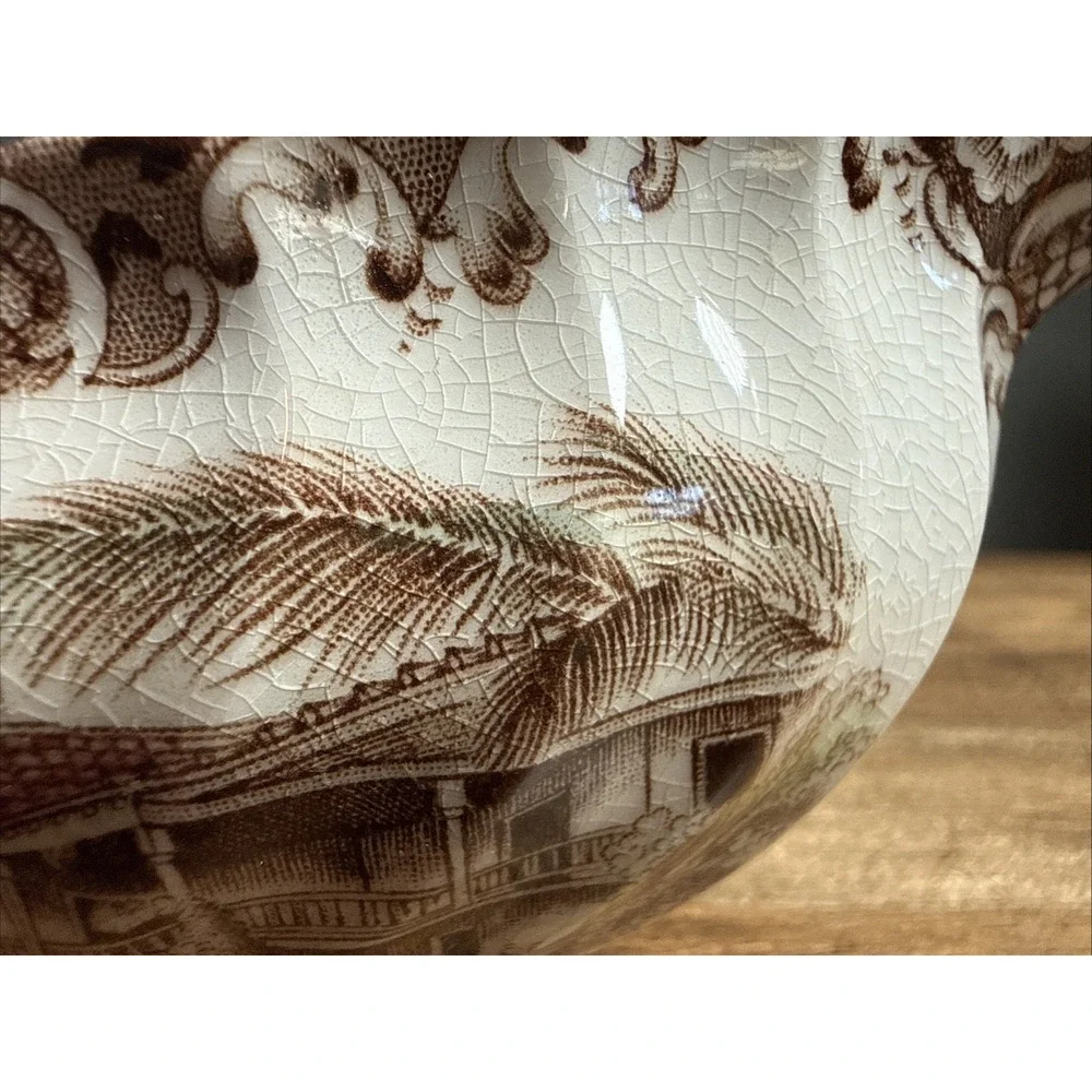 Johnson Brothers Heritage Hall Southern Plantation Gravy Boat Vintage England